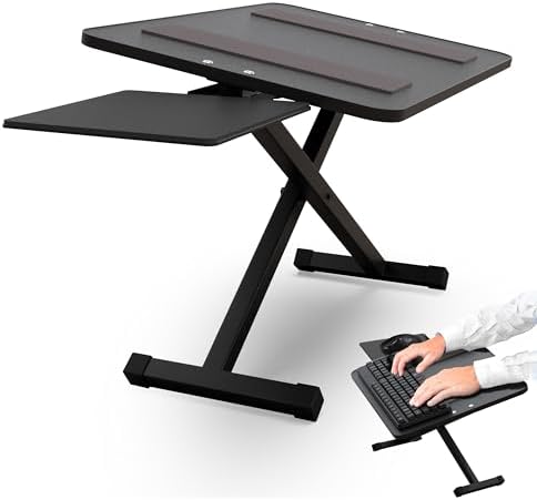 Negative Keyboard Stand Uncaged Ergonomics Ergonomic Adjustable Height & Negative Tilt Computer ...