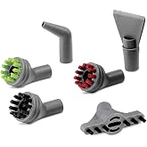 Sionlan 6 Pack for Bissell SteamShot Hard Surface steam Cleaner 39N7A 39N7V 39N7H 2994B Replacement Parts (3 Hard Brushes + 1 Wall Crevice Brush + 2 Multi-Surface Tools)&hellip;