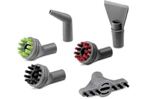 Sionlan 6 Pack for Bissell SteamShot Hard Surface steam Cleaner 39N7A 39N7V 39N7H 2994B Replacement Parts (3 Hard Brushes + 1 Wall Crevice Brush + 2 Multi-Surface Tools)…