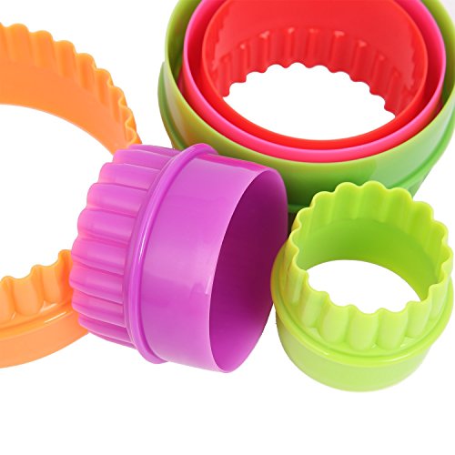 La Cucina's Best Cookie Cutter, Two Sided Round Cookie Cutters and