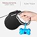 Ecolinace Retractable Dog Leash Lead Ribbon, 16 ft for Small Medium Large Dogs up to 110 lbs with Waste Dispenser & Bags, One Button Brake & Lock