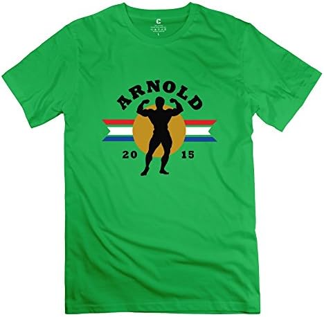 AOPO Arnold Schwarzenegger Bodybuilding LOGO O-Neck Shirt For Men