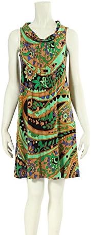 Amazon ティビ Tibi ワンピース シルク 緑系マルチカラー 中古 ワンピース チュニック 通販