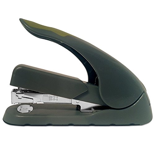 Heavy Duty Stapler for Office Desk with One Touch Technology - Low Force and High Capacity for Reduced Effort - Staples 40 Pages - Ergonomic Hand Grip - Great for Work College or Home Office Supplies