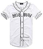 Mens Summer Casual Baseball Short Sleeve Shirt