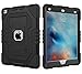 Case for iPad 9.7 2018,Case for iPad 2017 9.7,Case for iPad 6th Generation,Digital Hutty 3 in 1 Shockproof Heavy Duty Full-Body Protective Case with Kickstand Black