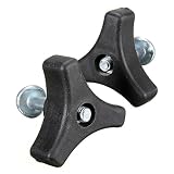 Pink Lizard 2pcs Triangle Handle Knob Screw Bolt For Honda Lawn Machine/Lawn Mower
