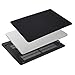 MOSISO Plastic Hard Case with Screen Protector Compatible Newest MacBook Pro 13 Inch, Pure Black