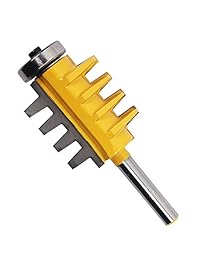 Yakamoz vástago de 1 4" Reversible dedo Glue Joint Router Bit