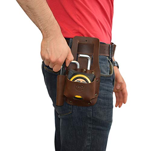 Hide & Drink, Leather Tape & Knife Holder/Marking and Measuring Pouch