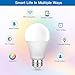 Sinvitron Led WiFi Smart Light Bulb E26 9W, Work with Amazon Alexa, Echo, Google Home and IFTTT, No Hub Required, 900lm, A19 85W Equivalent, RGBCW Multi-Color Changing - 2 Pack