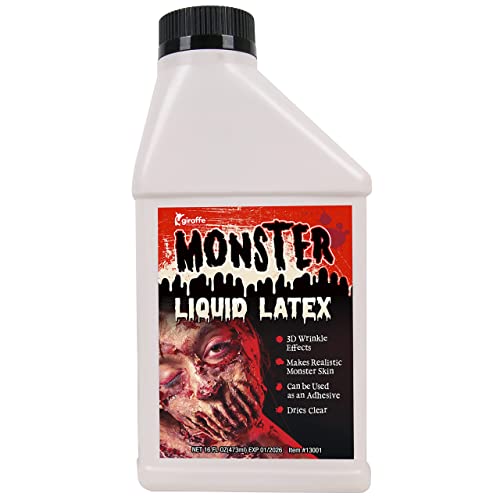 Kangaroo's Monster Liquid Latex Quickdrying Monster Or Zombie Skin And SFX Makeup, Multi