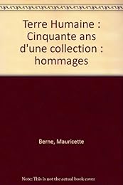 " Terre humaine", cinquante ans d'une collection
