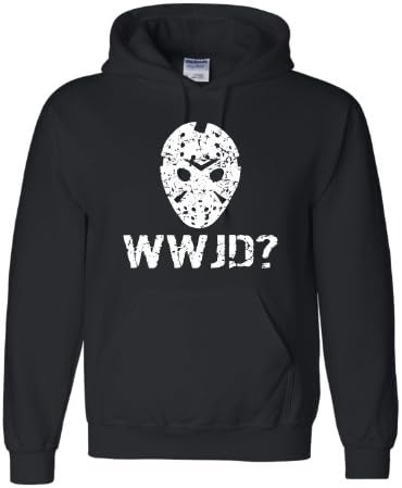 Go All OutWWJD What Would Jason Do? Funny Horror Movie Mens Women Sweatshirt Hoodie