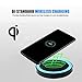 Fast Charge Pad,HP95(TM) Qi Wireless Power Charger Charging Round Pad For Samsung Galaxy S8/S8 Plus (Blue)