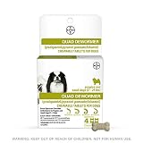 Bayer 22.7mg Puppies and Small Dog 2-25 lb 4 Count Quad Chewable Dewormer