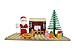 LEGO Christmas Santa Claus Toy with Christmas Tree, Fireplace, and Presents - Custom Minifigure