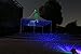 Indoor/Outdoor Blue and Green moving laser firefly with LED Holiday day party Light