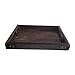 JPCRAFT Simply Espresso Brown Rectangle Wooden Serving Tray, 15.7 by 11-Inch