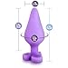 Blush Novelties Naughtier Candy Heart Adult Sex Toy - Heart Shape Base Anal Butt Plug, Ultrasilk, Soft Platinum Cured Puria Silicone, Easy to Use Comfortable Beginner, Women, Men, Couples - Purple