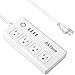 Akface 2.4 Ghz Wi-Fi Smart Power Strip Socket, Compatible with Alexa, Wireless Remote Switch, 4-Outlet Surge Protector 1700 Joules with 4 USB, 5-foot Extendable Cord, 1250W