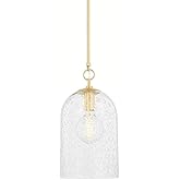 Hudson Valley Lighting Belleville - 1 Light Pendant-18.5 Inches Tall and 10 Inches Wide-Aged Brass Finish
