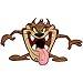 Taz Shaped Jumbo Foil Balloon (Brown) Party Accessory