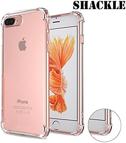 iPhone 7 Plus Case, Shackle Apple iPhone 7 Plus Crystal Clear Shock Absorption Technology Bumper Soft TPU Cover Case for iPhone 7 Plus 5.5 Inch - Clear