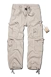 Brandit Pure Vintage Trousers Old White Size 3XL