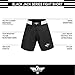 Elite Sports NEW ITEM Black Jack Series Fight Shorts,White,X-Large