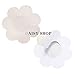 Nipple pasties One-off pasty bra Breast petals cover 10 PAIRS (BLACK&NUDE)