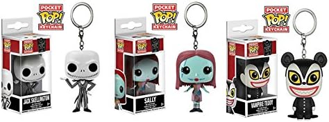 Funko Pocket Pop! TNBC Set of 3: Jack, Sally, and Teddy