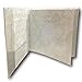 New Seasons Ivory Damask 200 Image Horizontal Wedding Picture Album with Front Photo Window