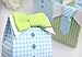 Adeeing 50pcs Party Favor Boxes for Boy Baby Shower Candy Favor Boxes with Blue Green Bow Tie for Wedding Favor Birthday Party