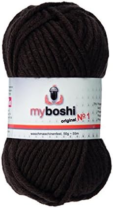DMC MyBoshi Crochet/Knitting Yarn, Wool Mix, Cocoa