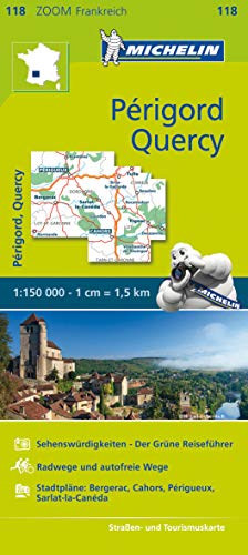 France ZOOM Map 118 : Quercy Périgord (CARTES (4870)) (French Edition) by Michelin Travel