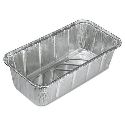 Handi-Foil 2 lb. Aluminum Foil Loaf Pan - Disposable Bread/Baking Tin Containers (Pack of 100)