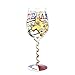 Top Shelf Texas Wine Glass, 1 Count (Pack of 1), Multicolored
