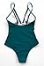 CUPSHE Women's One Piece Swimsuit Tummy Control V Neck Bathing Suits