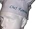 KIDS Children WHITE CHEF HAT PERSONALIZED EMBROIDERY 2 NAMES CHOOSE THREAD COLOR Ex...Theresa Marie OR Chef Stephanie OR Chef Mario, ETC