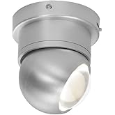 ET2 Nodes - 10W 1 LED CCT Select Flush Mount-5.5 Inches Tall and 4.75 Inches Wide-Brushed Aluminum Finish