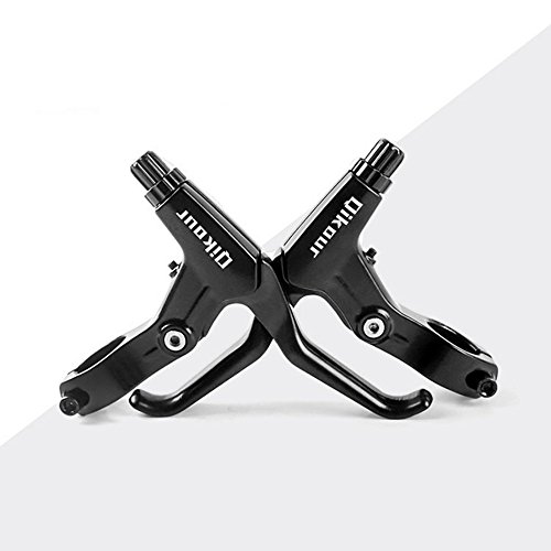 TOPBRY Bicycle Brake Lever,1 Pair Universal Full Aluminum Alloy Bicycle Brake Handle 2.2cm Diameter for mountain bike, road bike, folding bike, MTB (Black, 2.5-finger) - Thumbnail 7