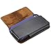 Yuzihan Belt Holster Pouch for iPhone SE 5 5S 5C Premium Leather with Belt Clip Belt Loop Fit with Defender Case/Lifeproof Case/Hybrid Armor Case/Battery Case On