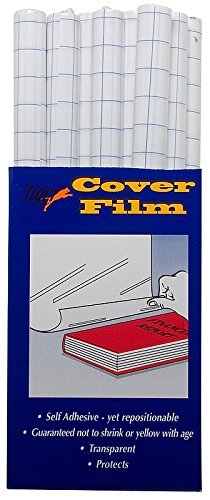 Cover film for Books - Sticky Back Plastic - (3 rolls of 33cm X 1m)