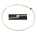 NECKWIRE CHOKER ADD A BEAD 16 INCH LARGE HOLE BEAD NECKLACE BEADING WIRE (Gold Plated)