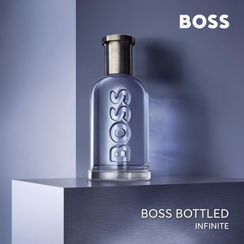 BOSS Bottled Infinite para hombres 200 ml | Perfume de hombre, fresco, amaderado y con notas de pachulí | larga duración