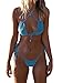 JOYCHEER Womens Brazilian Bikini Two Piece Swimsuits Sexy Thong Cheeky Cute Bathing Suits
