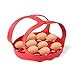WYJP Pressure Cooker Sling Silicone Bakeware Sling for Instant Pot 6 Qt/8 Qt Anti-scalding Bakeware Lifter Steamer Rack Red, Dishwasher Safe