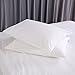 HOMFY Queen 100% Cotton Pillows for Sleeping, Set of Two Standard Premium Super Soft Bedding Pillow, Hypoallergenic, Anti Dust Mite and Mold & Mildew Resistant - White (White, Standard)