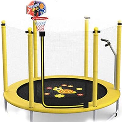 كراسي هزازة ترامبولين المنزل الأطفال الترامبولين داخلي وخارجي ترامبولين رياض الأطفال سرير مهرونك للرياضة اللياقة البدنية ترامبولين معدات التدريب الحسي القفز سرير اصفر 150 150 120cm Amazon Ae